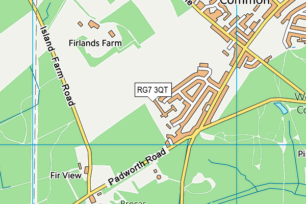 RG7 3QT map - OS VectorMap District (Ordnance Survey) RG7 3QT map - OS VectorMap District (Ordnance Survey)