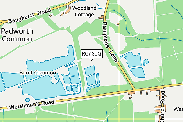 RG7 3UQ map - OS VectorMap District (Ordnance Survey) RG7 3UQ map - OS VectorMap District (Ordnance Survey)