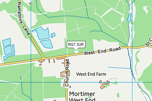 RG7 3UR map - OS VectorMap District (Ordnance Survey) RG7 3UR map - OS VectorMap District (Ordnance Survey)