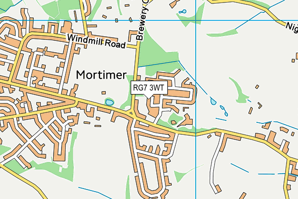 RG7 3WT map - OS VectorMap District (Ordnance Survey) RG7 3WT map - OS VectorMap District (Ordnance Survey)