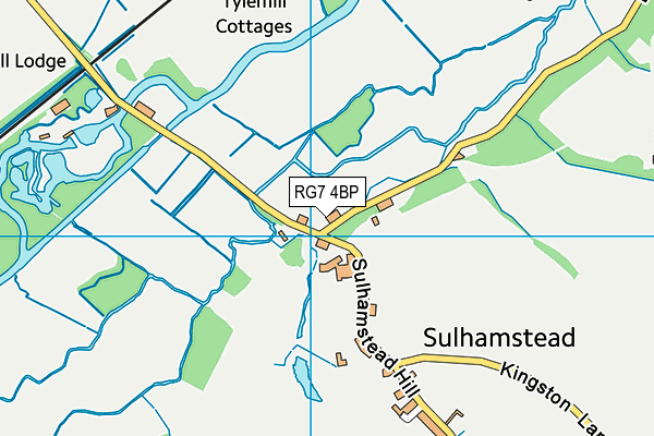 RG7 4BP map - OS VectorMap District (Ordnance Survey) RG7 4BP map - OS VectorMap District (Ordnance Survey)