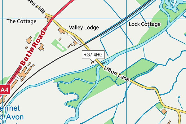 RG7 4HG map - OS VectorMap District (Ordnance Survey) RG7 4HG map - OS VectorMap District (Ordnance Survey)