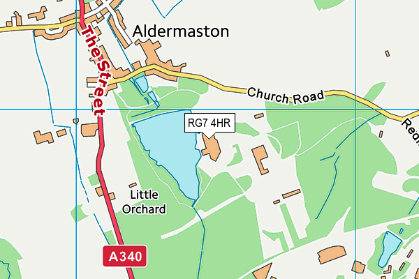 RG7 4HR map - OS VectorMap District (Ordnance Survey) RG7 4HR map - OS VectorMap District (Ordnance Survey)