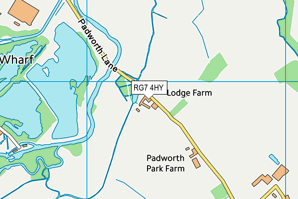 RG7 4HY map - OS VectorMap District (Ordnance Survey) RG7 4HY map - OS VectorMap District (Ordnance Survey)