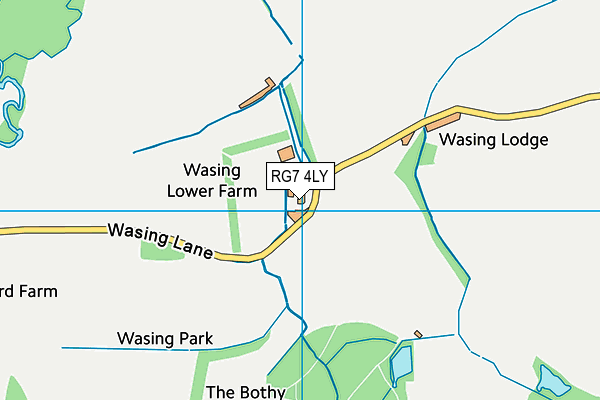 RG7 4LY map - OS VectorMap District (Ordnance Survey) RG7 4LY map - OS VectorMap District (Ordnance Survey)