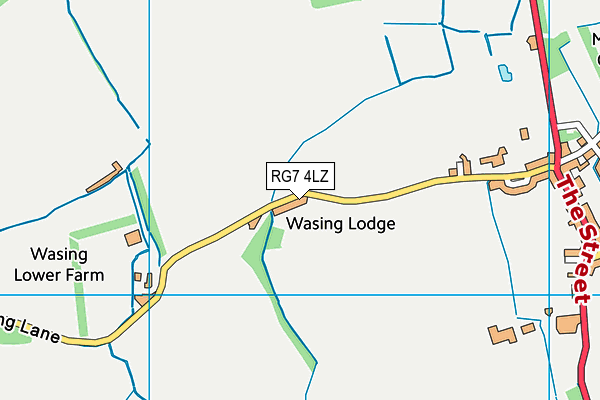 RG7 4LZ map - OS VectorMap District (Ordnance Survey) RG7 4LZ map - OS VectorMap District (Ordnance Survey)