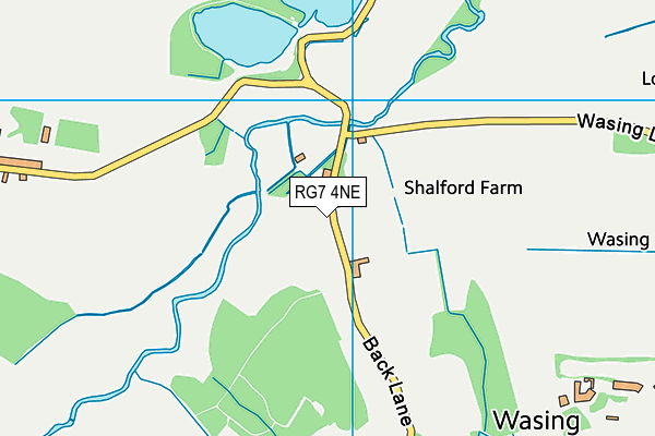 RG7 4NE map - OS VectorMap District (Ordnance Survey) RG7 4NE map - OS VectorMap District (Ordnance Survey)