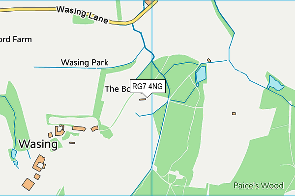 RG7 4NG map - OS VectorMap District (Ordnance Survey) RG7 4NG map - OS VectorMap District (Ordnance Survey)