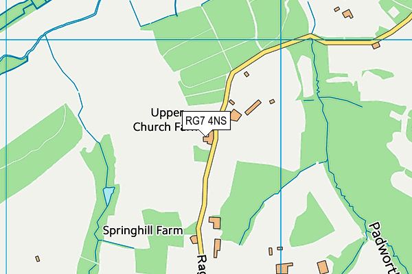 RG7 4NS map - OS VectorMap District (Ordnance Survey) RG7 4NS map - OS VectorMap District (Ordnance Survey)
