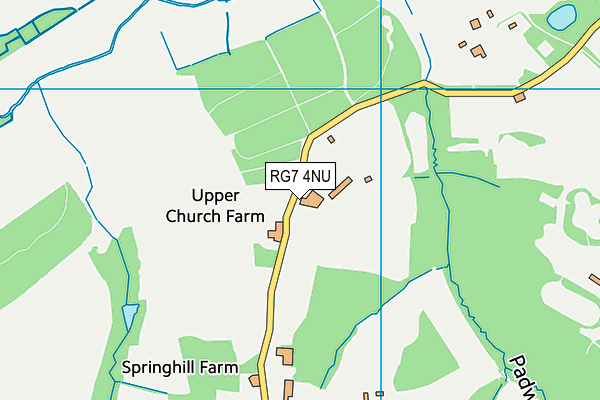 RG7 4NU map - OS VectorMap District (Ordnance Survey) RG7 4NU map - OS VectorMap District (Ordnance Survey)