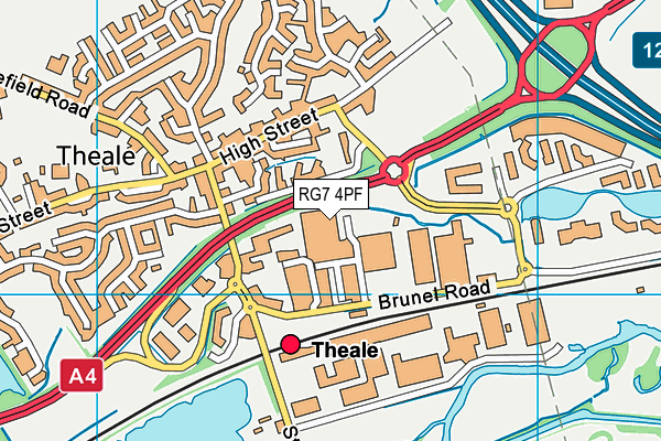 RG7 4PF map - OS VectorMap District (Ordnance Survey) RG7 4PF map - OS VectorMap District (Ordnance Survey)