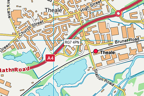 RG7 4PN map - OS VectorMap District (Ordnance Survey) RG7 4PN map - OS VectorMap District (Ordnance Survey)