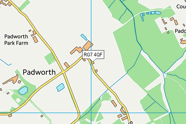 RG7 4QF map - OS VectorMap District (Ordnance Survey) RG7 4QF map - OS VectorMap District (Ordnance Survey)