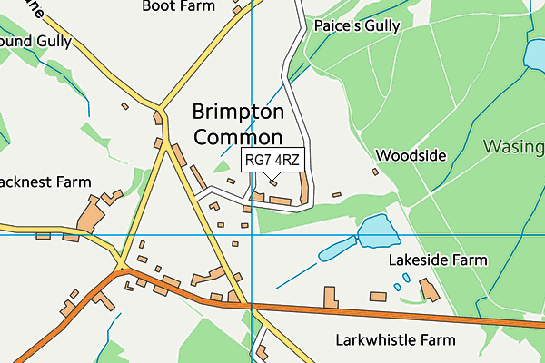 RG7 4RZ map - OS VectorMap District (Ordnance Survey) RG7 4RZ map - OS VectorMap District (Ordnance Survey)