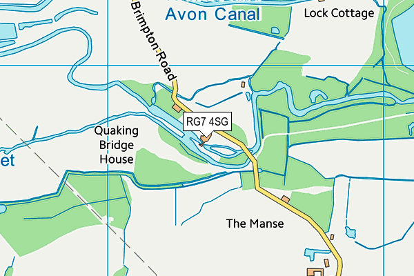 RG7 4SG map - OS VectorMap District (Ordnance Survey) RG7 4SG map - OS VectorMap District (Ordnance Survey)