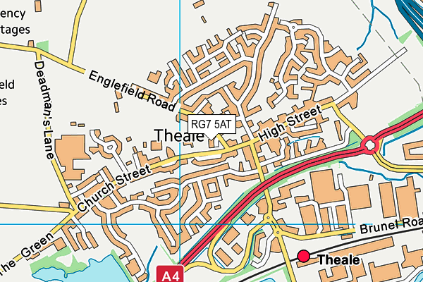 RG7 5AT map - OS VectorMap District (Ordnance Survey) RG7 5AT map - OS VectorMap District (Ordnance Survey)