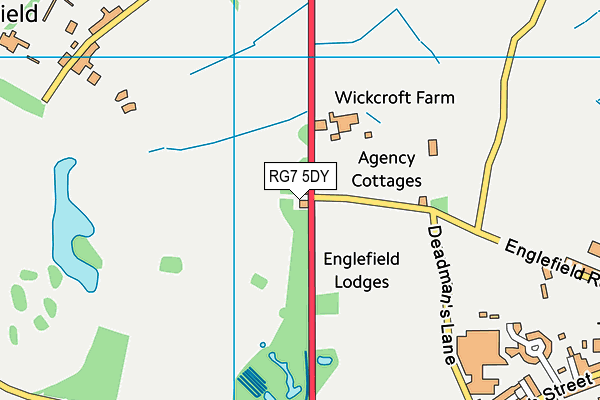 RG7 5DY map - OS VectorMap District (Ordnance Survey) RG7 5DY map - OS VectorMap District (Ordnance Survey)