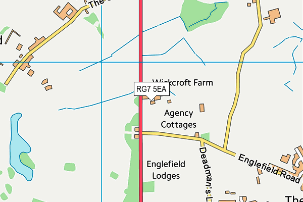 RG7 5EA map - OS VectorMap District (Ordnance Survey) RG7 5EA map - OS VectorMap District (Ordnance Survey)