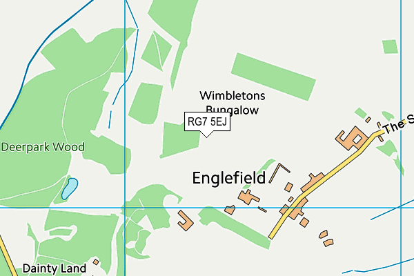 RG7 5EJ map - OS VectorMap District (Ordnance Survey) RG7 5EJ map - OS VectorMap District (Ordnance Survey)