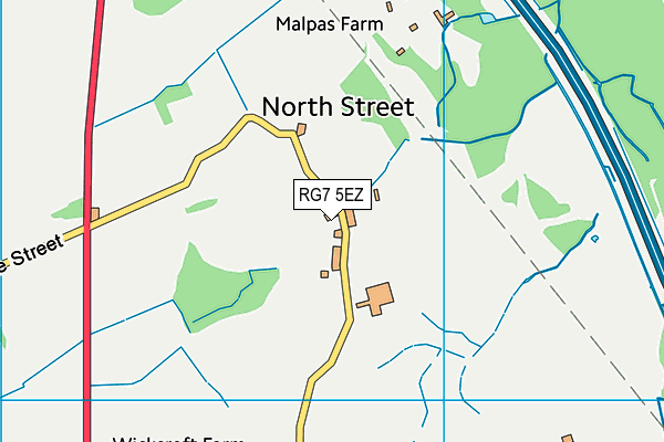 RG7 5EZ map - OS VectorMap District (Ordnance Survey) RG7 5EZ map - OS VectorMap District (Ordnance Survey)