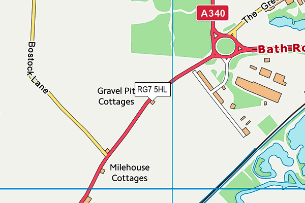 RG7 5HL map - OS VectorMap District (Ordnance Survey)