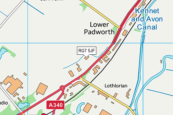 RG7 5JF map - OS VectorMap District (Ordnance Survey) RG7 5JF map - OS VectorMap District (Ordnance Survey)