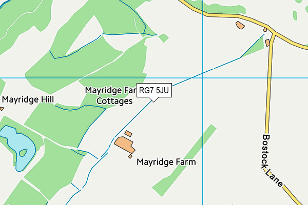 RG7 5JU map - OS VectorMap District (Ordnance Survey) RG7 5JU map - OS VectorMap District (Ordnance Survey)