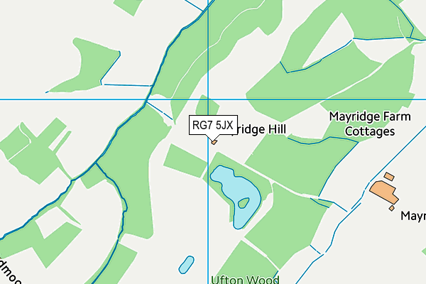 RG7 5JX map - OS VectorMap District (Ordnance Survey) RG7 5JX map - OS VectorMap District (Ordnance Survey)