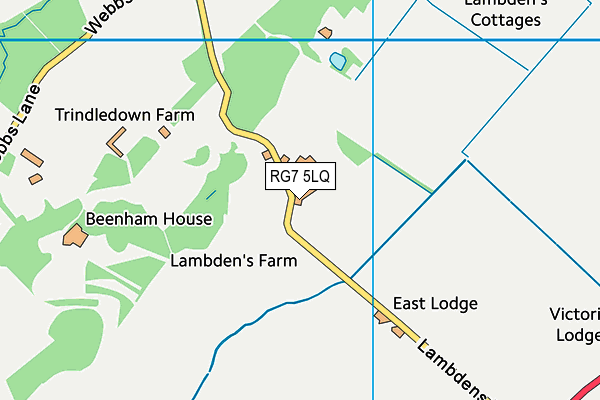 RG7 5LQ map - OS VectorMap District (Ordnance Survey) RG7 5LQ map - OS VectorMap District (Ordnance Survey)