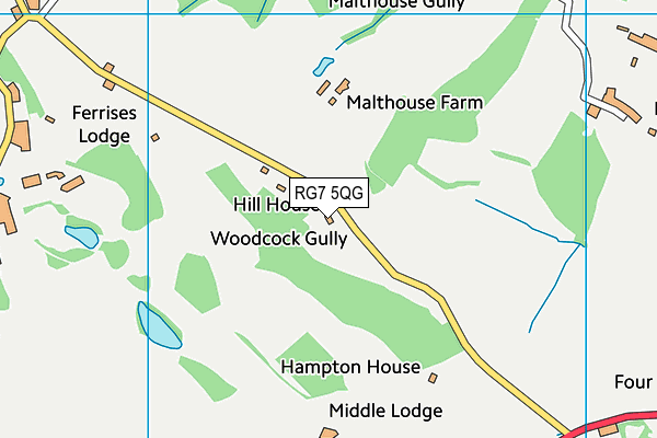 RG7 5QG map - OS VectorMap District (Ordnance Survey) RG7 5QG map - OS VectorMap District (Ordnance Survey)