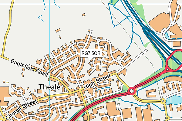 RG7 5QR map - OS VectorMap District (Ordnance Survey) RG7 5QR map - OS VectorMap District (Ordnance Survey)