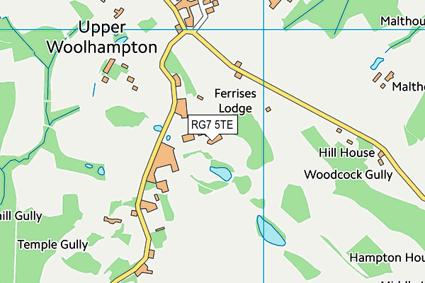 RG7 5TE map - OS VectorMap District (Ordnance Survey) RG7 5TE map - OS VectorMap District (Ordnance Survey)