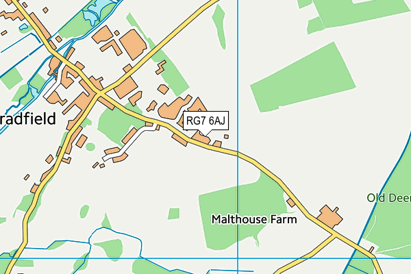 RG7 6AJ map - OS VectorMap District (Ordnance Survey) RG7 6AJ map - OS VectorMap District (Ordnance Survey)