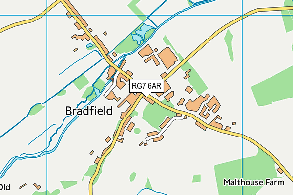 RG7 6AR map - OS VectorMap District (Ordnance Survey) RG7 6AR map - OS VectorMap District (Ordnance Survey)