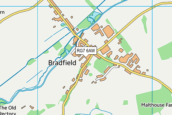 RG7 6AW map - OS VectorMap District (Ordnance Survey) RG7 6AW map - OS VectorMap District (Ordnance Survey)