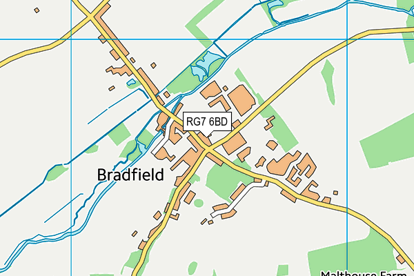 RG7 6BD map - OS VectorMap District (Ordnance Survey) RG7 6BD map - OS VectorMap District (Ordnance Survey)