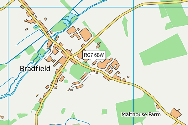 RG7 6BW map - OS VectorMap District (Ordnance Survey) RG7 6BW map - OS VectorMap District (Ordnance Survey)