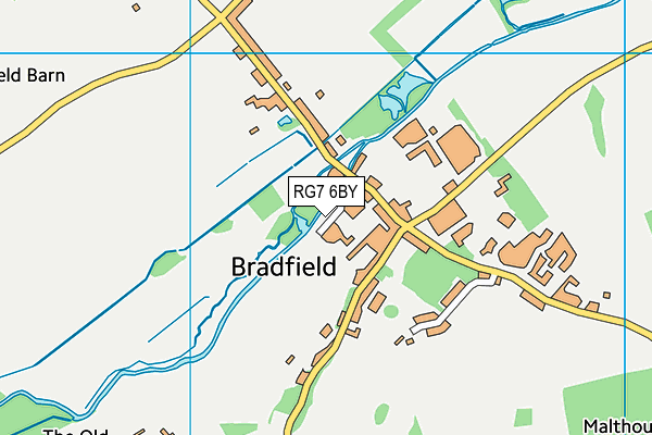 RG7 6BY map - OS VectorMap District (Ordnance Survey) RG7 6BY map - OS VectorMap District (Ordnance Survey)