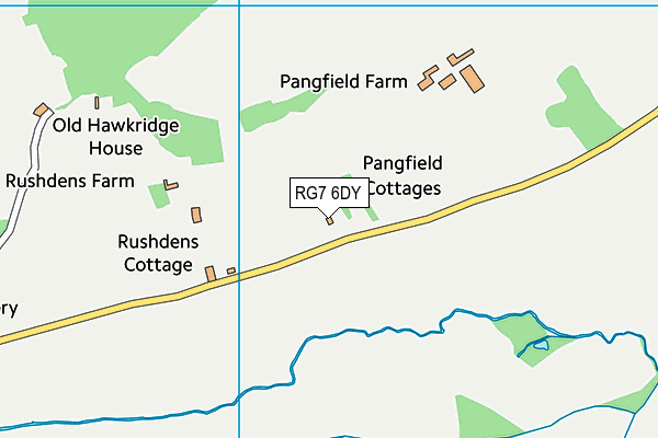 RG7 6DY map - OS VectorMap District (Ordnance Survey) RG7 6DY map - OS VectorMap District (Ordnance Survey)