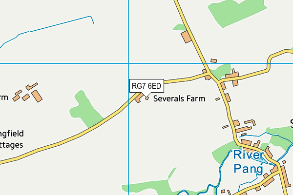 RG7 6ED map - OS VectorMap District (Ordnance Survey) RG7 6ED map - OS VectorMap District (Ordnance Survey)