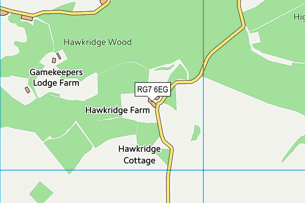 RG7 6EG map - OS VectorMap District (Ordnance Survey) RG7 6EG map - OS VectorMap District (Ordnance Survey)