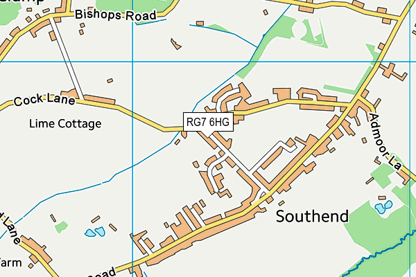 RG7 6HG map - OS VectorMap District (Ordnance Survey) RG7 6HG map - OS VectorMap District (Ordnance Survey)