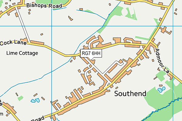 RG7 6HH map - OS VectorMap District (Ordnance Survey) RG7 6HH map - OS VectorMap District (Ordnance Survey)