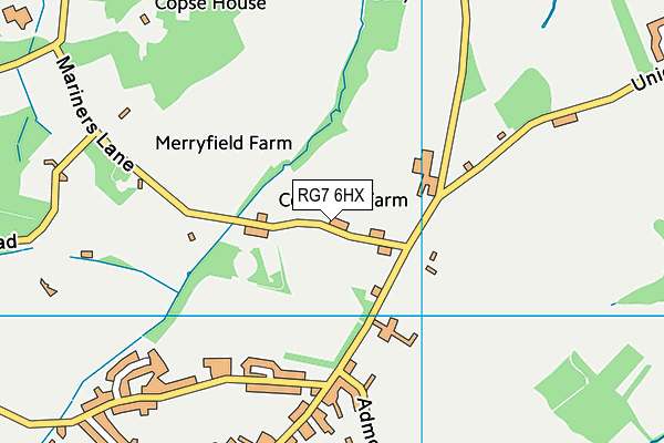 RG7 6HX map - OS VectorMap District (Ordnance Survey) RG7 6HX map - OS VectorMap District (Ordnance Survey)