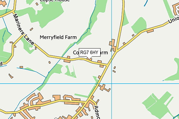 RG7 6HY map - OS VectorMap District (Ordnance Survey)