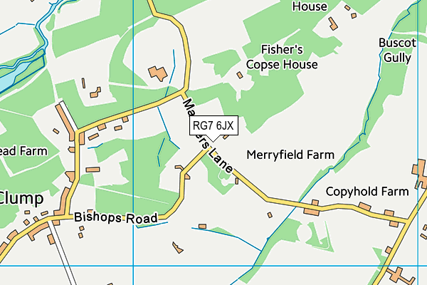 RG7 6JX map - OS VectorMap District (Ordnance Survey) RG7 6JX map - OS VectorMap District (Ordnance Survey)