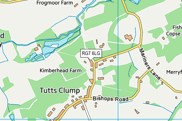 RG7 6LG map - OS VectorMap District (Ordnance Survey) RG7 6LG map - OS VectorMap District (Ordnance Survey)
