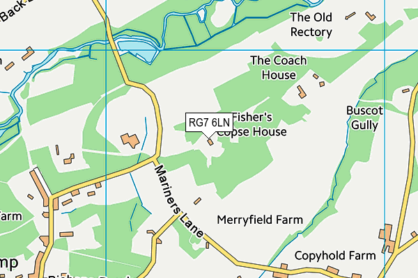 RG7 6LN map - OS VectorMap District (Ordnance Survey) RG7 6LN map - OS VectorMap District (Ordnance Survey)