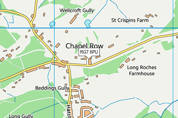 RG7 6PU map - OS VectorMap District (Ordnance Survey) RG7 6PU map - OS VectorMap District (Ordnance Survey)