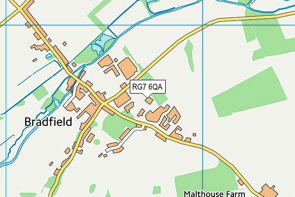 RG7 6QA map - OS VectorMap District (Ordnance Survey) RG7 6QA map - OS VectorMap District (Ordnance Survey)
